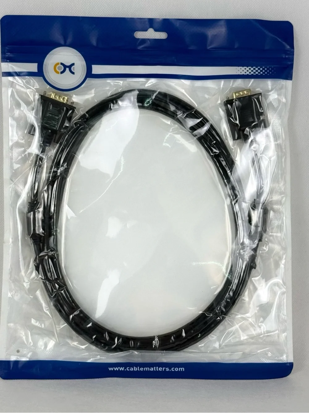Cable Matters VGA Monitor Cable 10 Ft HD15 Male to Male SVGA Video Cord New